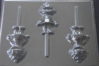 340sp Prairie Evening Full Body Chocolate Candy Lollipop Mold